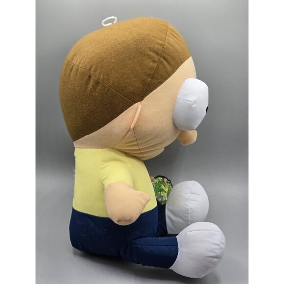 Large 15" Rick and Morty Adult Swim Morty Plush Original Toy Factory With Tag - Picture 2 of 8